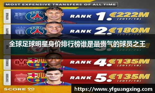 全球足球明星身价排行榜谁是最贵气的球员之王